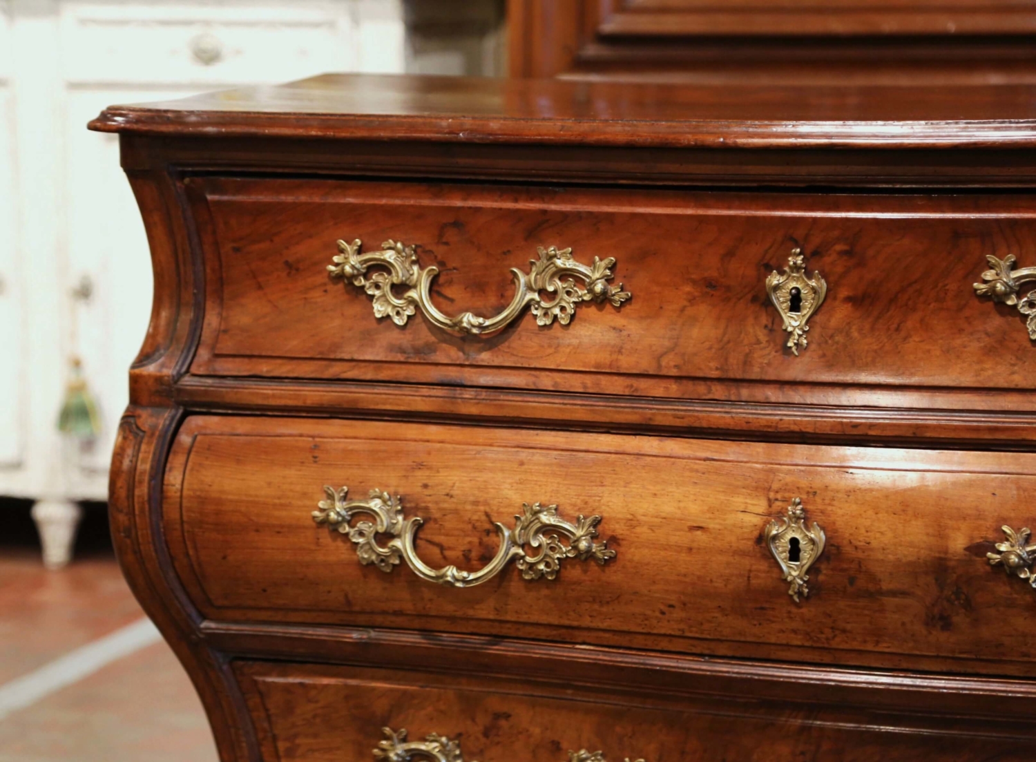 Antique French Louis XVI Marble Top Mahogany Chest – The Collective Dallas