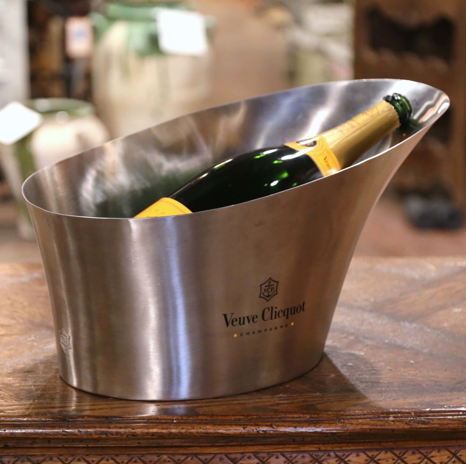 A Veuve Clicquot Champagne Bucket