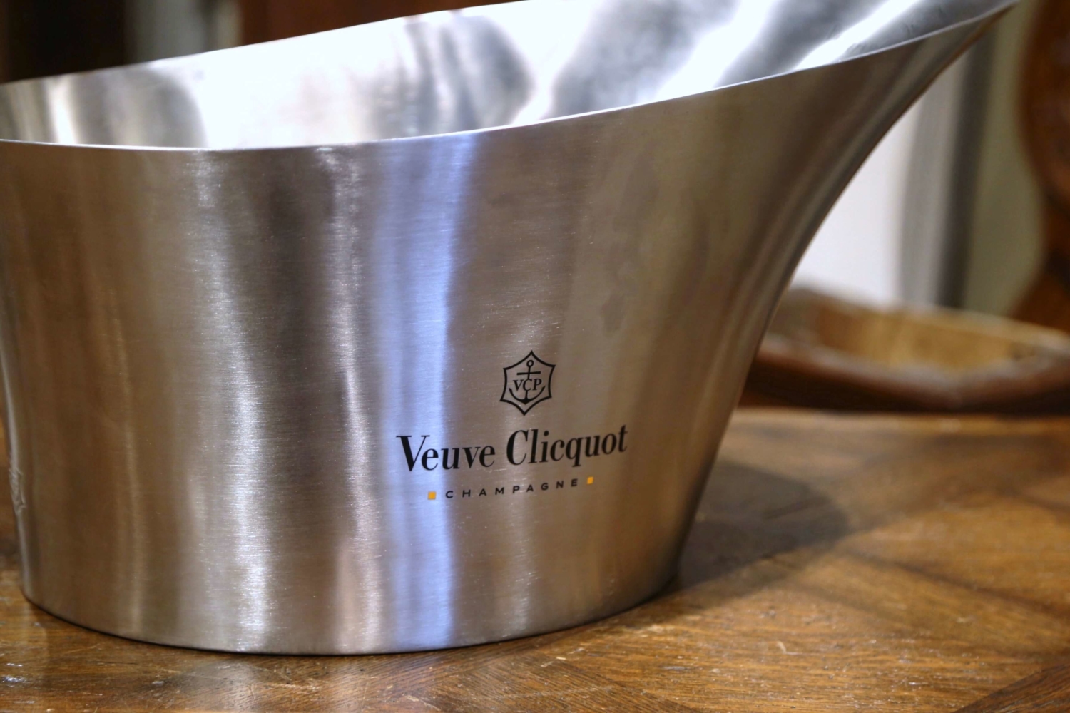 Vintage French Stainless Steel Veuve Clicquot Double Magnum