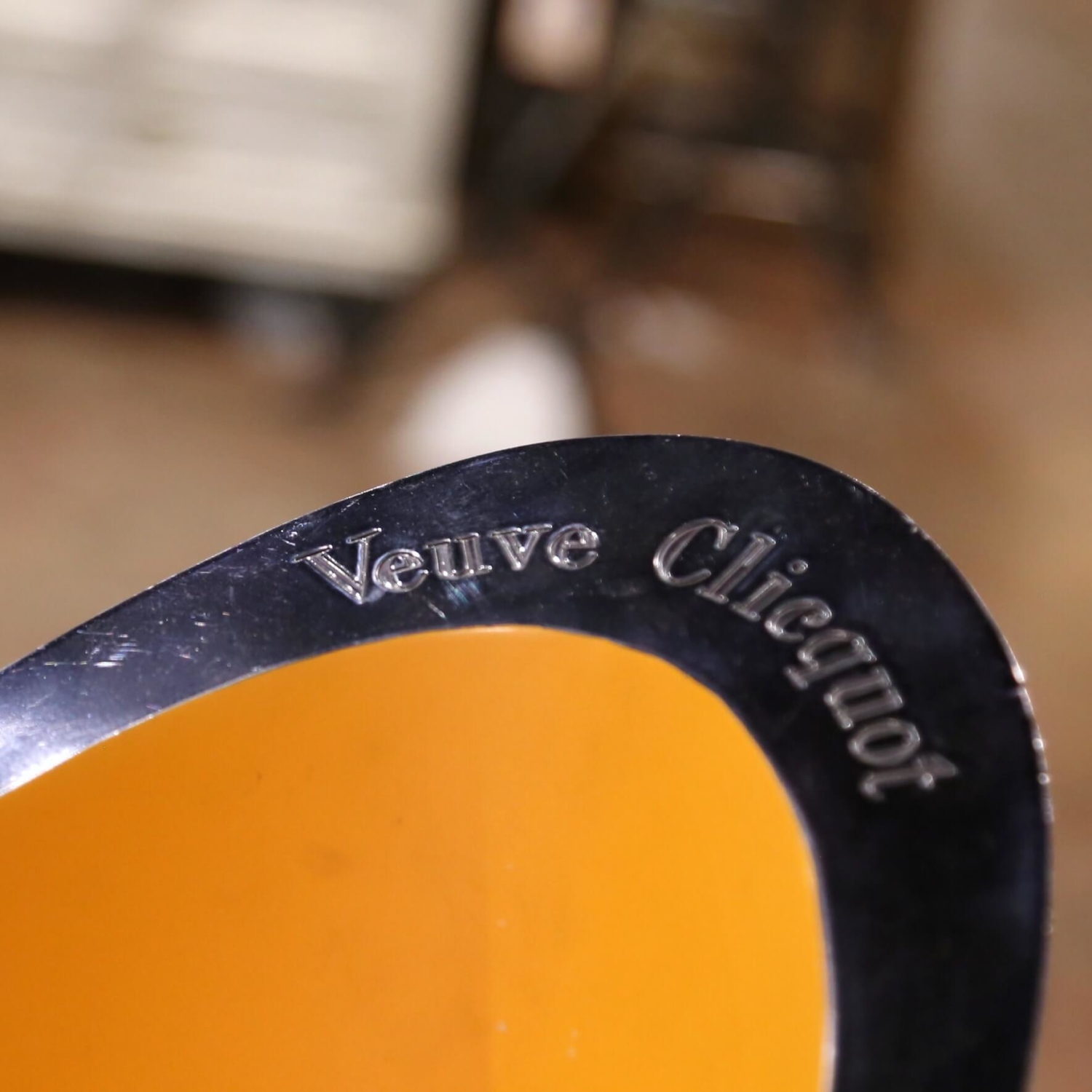Vintage French Painted Steel Veuve Clicquot Double Magnum